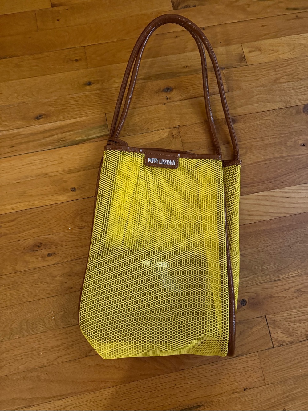 Poppy Lissiman Nana Net Tote - Banana/Chocolate